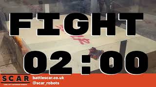 SCAR 8 Episode 4  Live Robot Fighting at Kommune Sheffield [upl. by Retxab]