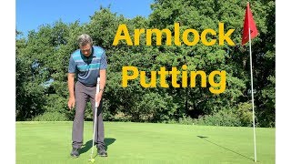 Armlock Putting is a great way to make more putts [upl. by Bullough880]