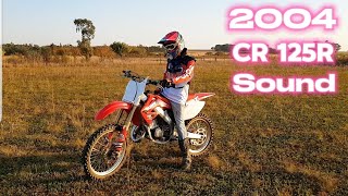 2004 Honda CR 125R Raw Power and Roaring Sound [upl. by Fital]