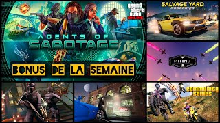 Bonus de la semaine du 10 dec au 18 dec  GTA Online [upl. by Adnamor]