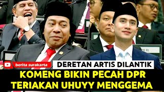 Teriakan UHUYY Saat KOMENG Hadir Pelantikan DPRMPRDPD RI  Presiden JOKOWI Tiba Bareng PRABOWO [upl. by Seftton]