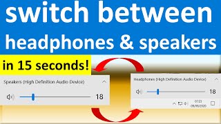 How to switch between headphones and speakers without unplugging [upl. by Annie]