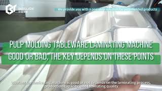 The effect of Besure’s selfdeveloped tableware laminating machine VS the other laminating machines [upl. by Esilehs]