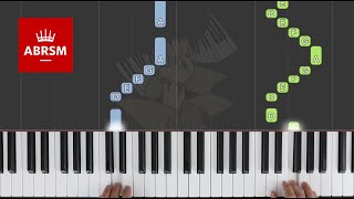 Parsons Farewell  ABRSM Piano Grade 1 2021 amp 2022 A3  Synthesia Piano tutorial [upl. by Ventura848]