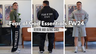 Fear of God Essentials FW24 Review and Sizing Guide [upl. by Novaelc282]