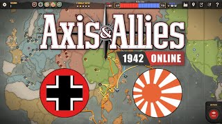 Axis amp Allies Online Axis placement game 2 Vs JFAZE5150 [upl. by Oppen]