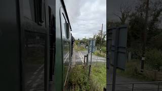 Steam Train at Level Crossing 🚂 steam train levelcrossing railway [upl. by Deibel952]