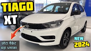 Tata Tiago XT 2024 Model Review 🔥 Tata Tiago Best Value For Money Model 🔥 Vahan Official [upl. by Nrubliw963]