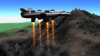 KSP  VTOL Landing on Mt Kerbin  K2 [upl. by Vittorio]