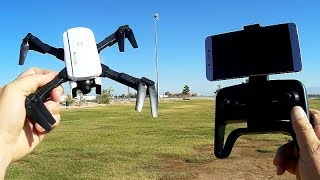 1808 Falcon Good Cheap Beginners FPV Camera Drone Flight Test Review [upl. by Reagan845]