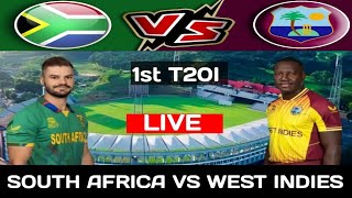 Live updates South Africa vs West Indies 1st T20I live cricket match news updates 2024 [upl. by Morvin569]