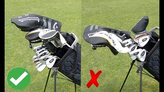 How to Properly Setup Your Golf Bag [upl. by Remington]