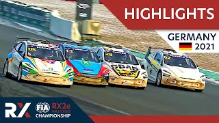 World RX2e Highlights Day 1  World RX of Germany  Electric Rallycross Highlights from Nürburgring [upl. by Irac]