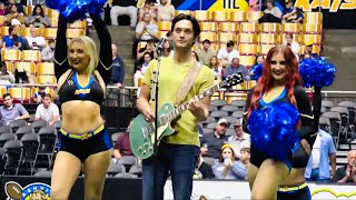 Laine Hardy performs Johnny B Goode at the Nashville Kats game 60124 [upl. by Nitsu]