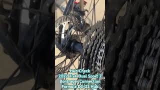 Hub Check 2022 Trek Dual Sport 2 Bontrager Connection Wheels w Formula DC22 Hub hybridbike [upl. by Aleris]