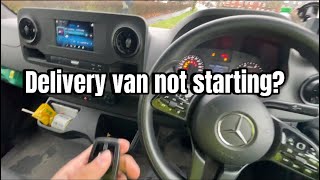 Mercedes Sprinter wont start  Called AA recovery Truck 🚗 got frozen and jamed 🙌🥺 [upl. by Annayoj]