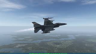 Falcon BMS 4374U1 Preplan CAS com Maverick D [upl. by Trinity518]