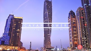 Review of apartment in Cayan Tower Dubai Marina Infinity Tower [upl. by Stedman]