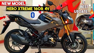 New Bs7 Model 2024 HERO XTREME 160R 4V🔥 नए Colour में नए FEATURES के साथ😍 Update Price Mileage [upl. by Angus]