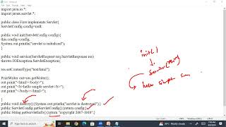 5 9 Creating Simple servlet using servlet API javax servlet package [upl. by Sanfred787]