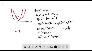 Sketch the parabolas y  x2 2x  2  Do you think there is a line that is tangent to both curves [upl. by Cohn]