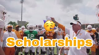 College Football WalkOns Surprised With Scholarships Emotional [upl. by Adali]