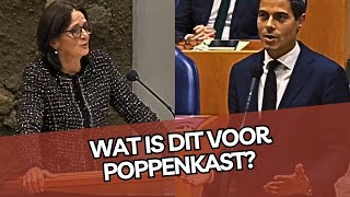 Partij Omtzigt pakt Jetten amp Dassen aan Wat is dit voor POPPENKAST [upl. by Nalek]