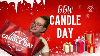 Candle Day Haul 2023 from Bath and Body Works [upl. by Janik]