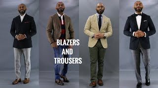 10 Best Blazer And Trouser CombinationsHow To Match Blazers And Trousers [upl. by Balac]