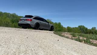 C8 Audi RS6 Avant Milltek Catless Downpipes [upl. by Veradia]