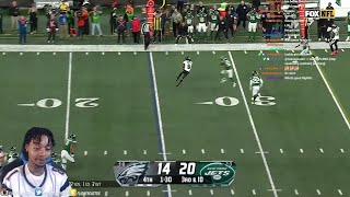 FlightReacts To Philadelphia Eagles vs New York Jets  2023 Week 6 Game Highlights [upl. by Atela]