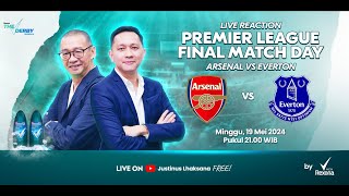 THE DERBY S2 EPS 3 LIVE REACTION FINAL MATCH DAY EPL  ARSENAL VS EVERTON [upl. by Selym]