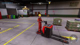 ForkLift simulator Ps5 Lets play 3 [upl. by Astiram]