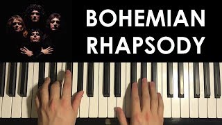 HOW TO PLAY  Bohemian Rhapsody  by Queen Piano Tutorial Lesson PART 2 [upl. by Belldame]