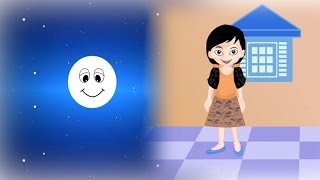 Chanda Mama Gol Gol  चंदा मामा गोल गोल  Hindi Poems For Kids [upl. by Odetta]