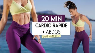 20MIN CARDIO BRÛLE GRAISSES  VENTRE PLAT amp DÉSSINÉ  Sans matériel rapide intense  Sissy MUA [upl. by Halette]