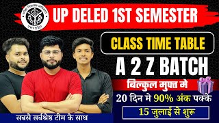 UP Deled 1st Semester 2024  Best Batch syllabus time table🔥Up deled 1st semester exam date 2024 [upl. by Oninrutas271]