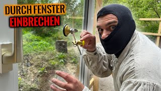 Einbrecher auf Wish bestellt😂 Mit Glasschneider durch Fenster einbrechen  Survival Mattin [upl. by Yoong]