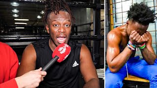 “SPEED WAS CRYING” KSI REACTS TO SPARRING SPEED JAKE PAUL WIN… [upl. by Airegin614]