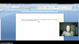 Easy Reverse Indentation Tutorial  Microsoft Word [upl. by Simsar]