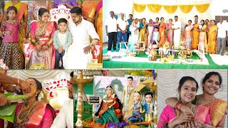 எங்கள் வீட்டு வளைகாப்பு விழா🤰😍Baby shower functionMost waited videoumaslifestylebangleceremony [upl. by Dnomasor]