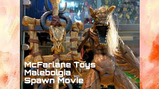 McFarlane Toys  Malebolgia from Spawn Movie Action Figure Review [upl. by Yrtnej309]