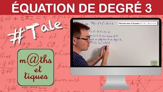 Résoudre une équation de degré 3 avec une racine connue  Terminale  Maths expertes [upl. by Miett960]