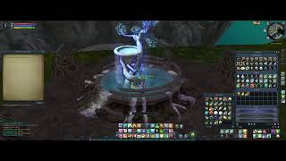 Aion Classic EU  Throwing 100 silver medals to coin fountain [upl. by Dugan]