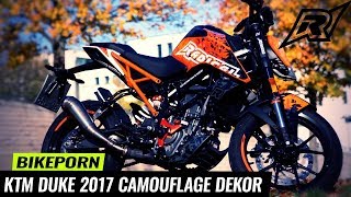 Radical Camouflage DEKOR  KTM Duke 2017 125 200 390 Tuning [upl. by Nuyh]