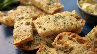 The BEST Homemade Garlic Bread Recipe WAY better than store bought [upl. by Sholem]