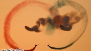 RAF Red Arrows  Beautiful Sunset Performance [upl. by Eillil]