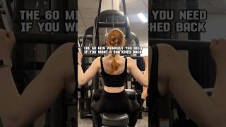 60 Min BACK Workout For a SNATCHED BACK 💅 shorts backworkout backday gymworkout [upl. by Mahda]