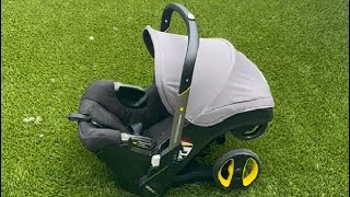 Doona Car Seat amp Stroller Nitro Black All in One Travel System Review [upl. by Starlene]