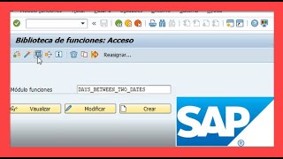 Cómo usar 📅 DAYSBETWEENTWODATES y obtener la 🎰 diferencia en días entre dos fechas  Función ABAP [upl. by Hazmah]
